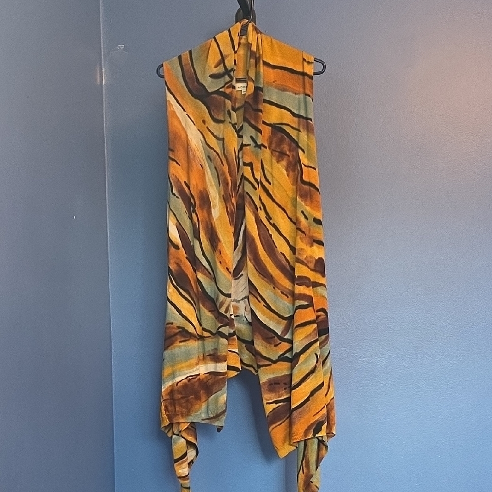 Adore Vibrant Yellow and Brown Scarf